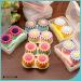 Cute Travel Sunflower Mini Portable Contact Lens Case Plastic Kit Holder Contact Lenses Box for Women - (Color:)