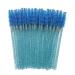 Makeup Brush Tool Kits 50 PCS Disposable Eyelash Brushes Mascara Wands Eye Lash Eyebrow Applicator Cosmetic (Blue)