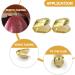 SUPVOX 2Pcs Gold Plated Small Single Tooth Cap Hip Hop Teeth Grill - Golden | Premium Quality - Buy Online on GoSupps.com