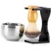PopetPop 4-Piece Razor Brush and Stand Set - Acrylic Safety Razor Holder for Men | International Shipping - Buy Online on GoSupps.com