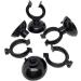Lezed Aquarium Suction Cups - 25 Pcs (16x30mm) for Heating Stick Air Hose & Tubing - Black Suction Clips for Fish Tanks - Buy Online on GoSupps.com