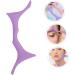 FOMIYES Eyebrow Stencils Brow Guide Stencil Brow Shaping Stencil Eyebrow Shaper Silicone Makeup Stencil Brow Guide Template Eyebrow Shaping Template Silica Gel Make up Blindfold Purple - Buy Online on GoSupps.com