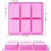 TDHDIKE 3 Pack Silicone Soap Molds - 6 Cavities Baking Mold for DIY Handmade Soap, Muffins, Brownies, and More (Blue, Pink, Green) - Buy Online on GoSupps.com