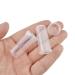 HAHIYO 60PCs 1.6X0.7Inch Transparent Plastic Floral Tubes Floral Water Tubes Flower Vials with Silicone Caps for Plants Fresh Flowers Arrangement Decoration Milkweed Cutting Florist Supplies Transparent Transparent-1.6X0...