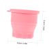 FOMIYES Retractable Silicone Scrub Cup - Multifunction Makeup Brush Cleaner Tool | Drying Rack & Cleaning Bowl | Pink | 9.20x9.20x8.60CM - International Shipping Available - Buy Online on GoSupps.com