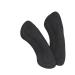 Heel Liner GEL Anti-wear Foot Thick Cushion Liner Men Premium Daily for Spurs and Heel Blister Prevention(Flannel Black Medium)