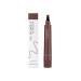 Hengxuan 4point waterproof eyebrow pencil ultrafine lines for natural hairlike eyebrows longlasting and smudgeproof daily makeup fast drying and sweatresistant Dark Brown