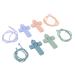 4pcs Silicone Baby Teether Set with Lanyard - Safe Teething Toys for Toddlers - Buy Online on GoSupps.com