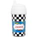 RNK Shops Checkers & Racecars Toddler Sippy Cup (Personalized)