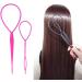 4 Pairs Hair Tail Tools Hair Braid Accessories Ponytail Maker for women Girs French Braid Tool Loop for Hair Styling (4 Colors Set) - Buy Online on GoSupps.com