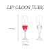 25 PCS Wineglass Shaped Lip Gloss Tubes 5ML (Red) - Cute Lip Gloss Container - Buy Online on GoSupps.com