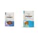 Crumps' Naturals Mt Mini Trainers Beef (Semi-Moist) (1 Pack) 300g/10.6oz & PB-WP-7" Plaque Busters with Pumpkin Spice 7"- 10 Pack (270g/9.5oz)