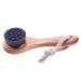 Facial Cleansing Brush Manual Face Brush Bamboo Charcoal Bristles Wooden Handle Deep Pore Exfoliation Wash Makeup Massaging Brush Manual Face Brush