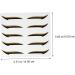 DRESSOOS Double Sided Eyelid 20 Pairs Eyeshadow Stickers Adhesive s Makeup Tape Eye Line Strips Applique Flash - Buy Online on GoSupps.com