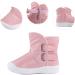 LACOFIA Toddler Winter Snow Boots | Anti-Slip Rubber Sole | Waterproof & Warm | 4 UK Child C Pink - Buy Online on GoSupps.com