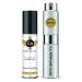 CA Perfume Duo Impression of Mmos Marfans For Women & Men Eau de Parfum Refillable Atomizer Sprayer + Fragrance Body Oil Long Lasting Sample Travel Size Roll-On Bottle 0.27 Fl Oz+0.33 Fl Oz
