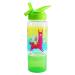 Home Tune 18oz Kids Water Drinking Sip Bottle - Tritan BPA Free  Flip Straw Lid  Easy Open  Lightweight  Snack Compartment  Leak-Proof Water Bottle with Cute Design For Girls & Boys - Llama