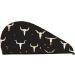 Super Absorbent Cow Skulls Microfiber Hair Towel | Quick Dry Coral Velvet Wrap for Long Curly Thick Hair - Buy Online on GoSupps.com