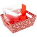 Christmas Pre-filled Hamper Baskets Set with Handles (Red Candy Cane Single) Single Red Candy Cane - Buy Online on GoSupps.com
