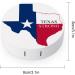Texas Strong Round Case For Contact Lens Kit Storage Box with Mirror Printed - Buy Online on GoSupps.com