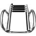 Hoffen 4 Step Pontoon Boat Ladder - Stainless Steel Telescoping Folding Inboard Ladder for Rear Entry - Heavy Duty Custom Swim Deck Ladder with Pedal and Handrails - Buy Online on GoSupps.com