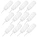 Healifty Squeeze Bottles for Liquids 12pcs Color Applicator Bottles Mini Plastic Dye Bottle Refillable Squeeze Bottle with Point Tip for Styling Scalp 30ML