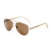Sofia Vergara x Foster Grant Women's Carmen Sunreaders Segment Style Aviator Reading Glasses Shiny Bronze 57 Millimeters 2 x