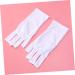 HAPINARY Gel Manicure Gloves 1 Pair Chinese Wooden Pillow Manicure Gloves Anti Uv Glove Silicone Ear Display Uv Shield Glove Half-Finger Gloves Cotton Glove Nail White Short Manicure Glove - Buy Online on GoSupps.com