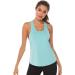 Xia&Han Womens Solid Undershirt Cami Yoga Tank Sleeveless Tops Quick Dry Vest Blouse Shirts Activewear Small Blue - Buy Online on GoSupps.com