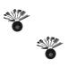 FOMIYES 2 Sets Dyeing Bowl Dye Bowl and Brush Hair Dying Brush Tools for Hair Tint Dying Dye Comb Hair Tint Hair Coloring Dyeing Kit Highlighting Cap and Hook Hairpin Hair Dye