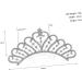 SKISUNO Crown Side Hair Comb Flower Girl Tiara Flower Girl Hair Accessories Wedding Hair Accessories Hair Clips for Kids Women Crown Hairpiece Wig Rhinestones Alloy Bride Small Crown - Buy Online on GoSupps.com