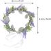 Minkissy Womens Headbands Lavender Flower Flower Headband Floral Hair Garland Fairy Flower Headband Wedding Hair Accessories for Girls Brides Ladies Purple Flower Hair Accessories - Buy Online on GoSupps.com
