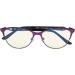 Eyekepper Blue Light Filter Reading Glasses for Women - Stylish Oval Cateye Design in Purple +1.75 - Buy Online on GoSupps.com