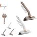 Multi-Function Rotating Crevice Cleaning Brush 360 Degree No Dead Corner Hard Bristle Crevice Cleaning Brush Hard Bristle Crevice Cleaning Brush Grout Cleaning Brush Kitchen Bathroom (2PC-A)