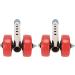 Universal Stainless Steel Heavy Duty Walker Wheels Replacement Kit - 6 Levels Height Adjustment - Buy Online on GoSupps.com