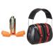3M disposable belonging to belonging 1100 content: 200 pairs orange & 3m Peltor Optimical III capsule listening black-red size-adjustable ear protection officer with double shell technology for max. Damping SR 35 201-part SET 200 pairs (400 pieces) Bundle