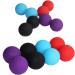 Gleavi 2-St Peanut Yoga Massage Ball - Silicone Muscle Roller for Relaxation & Mobility | Fitness & Wellness - Buy Online on GoSupps.com