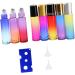 FRCOLOR 16 Pcs 10ml Amber Roller Bottles - Refillable Essential Oil & Clear Colored Bottles for International Shipping - Buy Online on GoSupps.com