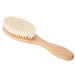 Soft Goat Hair Brush Retro Oil Head Brush with Wooden Handle Hairdressing Carving Cleaning Brush Beard Hair Cleaning Tool