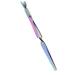 Nail Shaping Tweezers Double End Portable Nail Cuticle Pusher Stylish Look for Home (Multicolor)