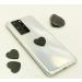 Yitana Schungit EMF Protection Cell Phone Plate - Anti-Radiation Heart Shape Stickers (Black 2 Pieces) - Buy Online on GoSupps.com