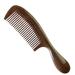 Comb Golden Silk Sandalwood Comb Large Thick-Handled Massage Comb Thick-Tooth Curling Comb Unisex wooden comb (Size : Small)