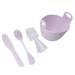 Soft Reusable Silicone Face Mask Mixing Bowl Set with Spoon Brush - Ideal for Beauty Salons | International Shipping - Buy Online on GoSupps.com