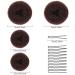 Hair Donut Bun Maker Kit with Bobby Pins - 4Pcs Bun Shaper Set for Girls, Women - Hair Styling Accessories - Buy Online on GoSupps.com