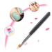 8-Piece Nail Brush Set Acrylic Double-End Brushes Nail Art Sponge & Dotting Tools for Perfect DIY Nail Designs - Buy Online on GoSupps.com