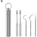 Luojuny Stainless Steel Tooth Picking Tool Set - Wear-Resistant Portable Oral Care for Daily Use - Buy Online on GoSupps.com