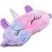 ZTL Unicorn Sleep Mask - Cute Plush Eye Mask for Kids & Women - Soft Purple Blindfold for Sleeping - Buy Online on GoSupps.com