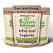Olive Leaf Extract (Non-GMO) Super Strength: 40% Oleuropein - 450mg 10:1 Strength Equivalent to 4500mg per Capsule - Vegetarian - No Oil -120 Capsules - Buy Online on GoSupps.com