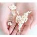 Bohemian Vintage Pearls Jewelry Set Hair Comb for Brides - Set of 5 - Buy Online on GoSupps.com