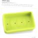 Green Healeved Box Soap Dish with Scalp Massagers, Loofah, and Silicone Shower Accessories - Buy Online on GoSupps.com